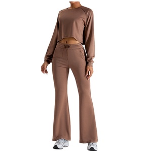 2024 nuevo conjunto de chándal de entrenamiento para mujer, nuevo Fitness de manga larga de secado rápido suelto para mujer - Product Image 6