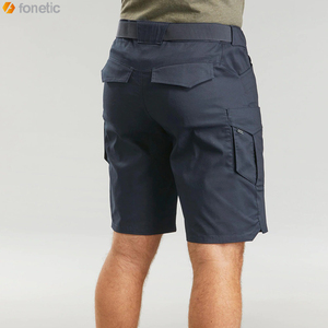 Short cargo XS taille moyenne sur mesure pour hommes 100% coton nouveau design solide motif léger décontracté toile uni anti-rides - Product Image 2