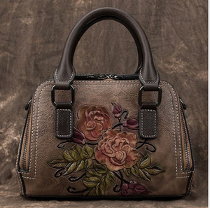 Elegant black frame bag with sophisticated golden wheat embroidery. Available at wholesale prices. - Product Image 5