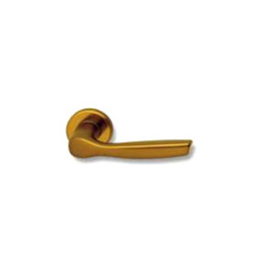 Mezza Maniglia Anodizzata Bs Bronzo con Rosetta - Product Image 1