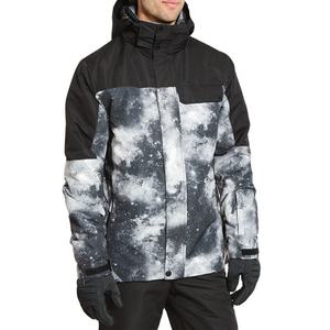 Chaqueta de esquí y snowboard para hombre, estilo vintage 2026, popular, de caparazón rígido, cálida, para exteriores, talla grande, cortavientos, de poliéster sostenible, con cremallera completa - Product Image 1