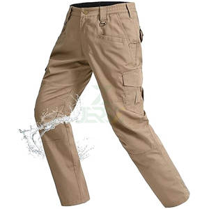 Pantalons de survêtement tactiques pour hommes, durables, résistants, respirants, séchage rapide, 100% coton, 9 poches fonctionnelles, aventures en plein air en hiver - Product Image 1