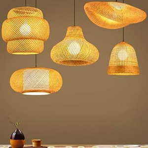 Lámpara de pantalla, superventas, tejido hecho a mano, decoración del hogar, personalización artesanal, fabricante de Vietnam - Product Image 3