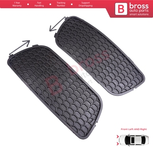 Grille de Pare-chocs Avant BSP1188 pour Feux Antibrouillard, Sans Trous, Gauche et Droite, pour Palio Siena MK1 178 2007-2016 Albea 2002-2012 51703144 - Product Image 2