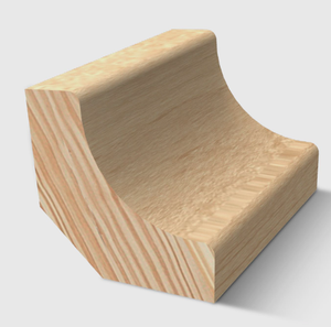 Moldura de Madera Sólida Scotia (para Piso y Techo) - Product Image 3