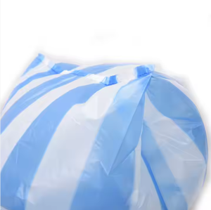 Precio barato fácil de abrir fuerte camiseta negra bolsa de plástico precio al por mayor de la fábrica de Vietnam marca HM - Product Image 5