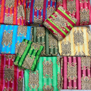 Sanganeri Hand Block Printed Organic Cotton Cambric Fabric Natural Wooden Blocks Handmade Craft for Boys Curtains Covers - Product Image 2