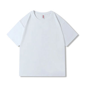 T-shirt pour homme en polyester/coton tissé écologique à coupe régulière, imprimé avec un graphisme personnalisé - Product Image 3
