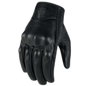 Gants de moto en cuir de mouton véritable personnalisés Protection de l'écran tactile Gants de moto en cuir pour moto - Product Image 6
