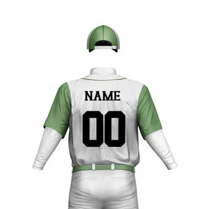 Uniformes de béisbol de poliéster 100% con logotipo personalizado para hombre, ropa deportiva barata, uniforme de béisbol con impresión de número de nombre de equipo sublimado - Product Image 2