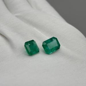 Esmeralda Natural de Alta Calidad Más Popular, Piedra Preciosa Suelta de 12x9 mm en Venta, Piedra de Joyería Natural al por Mayor de Proveedor Indio - Product Image 5