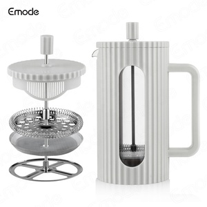 Cafetière à piston en verre de 1000 ml avec logo personnalisé - Product Image 3