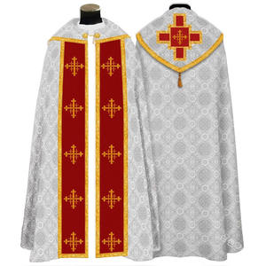 Venta caliente Unisex Deluxe Coro Robe Church Robes Dark Blue Church Robes - Product Image 5