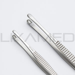 Pince à épiler de qualité allemande, pince à tissu atraumatique de Type russe - Product Image 2