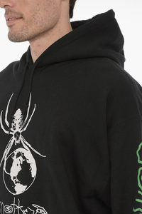 Sudadera con Capucha para Hombre, Corte Regular, Estampado de Araña y Tierra, Bolsillos con Cremallera Frontales, Estilo Deportivo, Tela de Felpa Francesa de Algodón, Invierno, Personalizada - Product Image 3