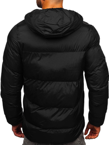 Veste en duvet respirante à séchage rapide pour hommes Veste d'hiver courte coupe-vent Veste en duvet pour doudoune à capuche confortable - Product Image 6