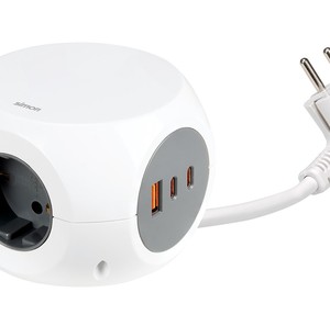 Base multi-socket Combiball con 3 prese + USB e 2 USB-C (Simon BM516307) - Product Image 5