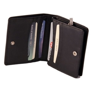 กระเป๋าใส่บัตรหนังแท้ช่องใส่บัตรโลโก้ตามสั่ง - Product Image 1