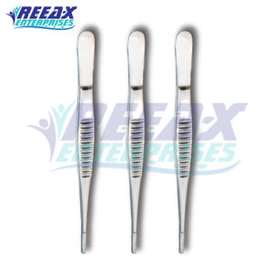 REEAX Enterprises Precio al por mayor Fórceps de tejido quirúrgico Instrumento de acero inoxidable de forma recta - Product Image 4