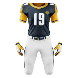 Ensembles d'uniformes de football américain de taille adulte Uniformes de football à manches courtes Uniformes d'équipe en stock maintenant - Product Image 6