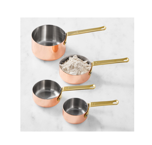 Top Design Crafts Copper <b>Measuring</b> <b>Spoon</b> Coffee Bean Scoop <b>Spoon</b> Kitchen Cooking Baking Used - Product Image 3