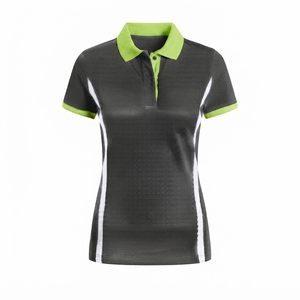 Camiseta Casual de Mujer de la Mejor Calidad, Tejida, 100% Poliéster, para Verano, de Secado Rápido, Servicio OEM, Precio Razonable, Manga Corta - Product Image 4