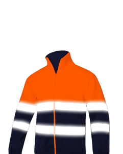 Chaquetas Softshell de alta visibilidad personalizadas, chaqueta reflectante de seguridad de trabajo impermeable de alta visibilidad con capucha - Product Image 6