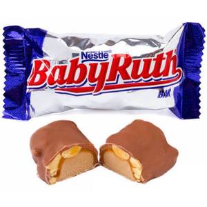 Baby Ruth 24 Unidades 1,43-Kilogramo Tableta de Chocolate con Leche en Caja Caramelo Snack Exótico Entrega ¡Compre Ahora! - Product Image 1