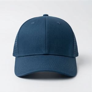 Gorra de Camionero de Verano con Logotipo Personalizado, Malla de 5 Paneles, Gorra de Béisbol de Algodón Transpirable, Protección Solar, Ajustable, para Hombre y Mujer, Venta al por Mayor - Product Image 1