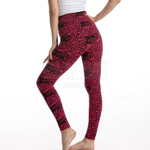 Nouvelle Arrivée 2025 – Leggings de Yoga Taille Moyenne Unis en Sublimation, Spandex/Polyester Respirant et Séchage Rapide – Prix de Gros - Product Image 5