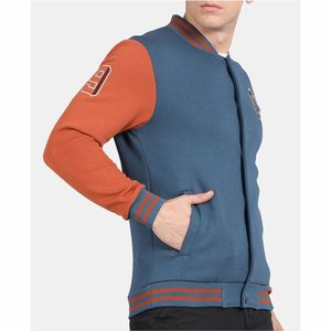 Chaqueta de béisbol universitaria para hombre OEM Custom Team Varsity Letterman Jacket Chaqueta de bombardero de invierno de alta calidad - Product Image 3