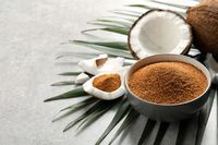 Sucre de coco en sacs de 1 kg ou emballage personnalisé, sucre de fleur de coco, faible en calories, riche en nutriments, sucre de coco
