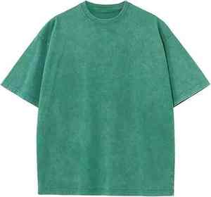 T-shirt personnalisé en détresse lavé à l'acide pour homme t-shirts surdimensionnés vierges 100% coton vêtements pour hommes t-shirts vintage à vendre - Product Image 2