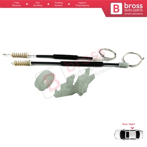 ชุดซ่อมมอเตอร์กระจกหน้าต่างด้านหลังขวา รุ่น BWR5435 สำหรับรถยนต์ 406 8B 8E/F ปี 1995-2004 แบบ 4/5 ประตู รหัส 0130821924 - Product Image 5