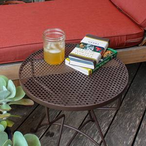 Support de plante en fer forgé de style vintage de 18 pouces de haut ou table d'appoint, pour intérieur et extérieur, porte-pot de jardin en métal, décoration - Product Image 3