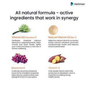 Bandes orales de vitamine D3 avec K2 pour la force osseuse, l'immunité et l'absorption du calcium - Product Image 3