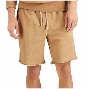 Venta al por mayor de chándales personalizados de verano para gimnasio de los hombres Sudadera con capucha de manga larga con pantalones cortos a juego de moda conjuntos cortos en Tallas grandes - Product Image 6
