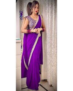 Ontdek De Nieuwste Trend In De Mode Met Sarees Met Cording-Sequentie, Met Verbluffend Geborduurd Werk Op Organza
