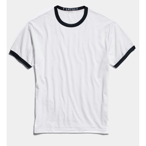 Camiseta holgada de moda para hombre, camisetas de entrenamiento atlético con cuello redondo, camisetas con timbre - Product Image 5
