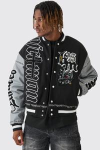 Veste universitaire personnalisée de haute qualité en gros, écologique, à bas prix, couleurs personnalisées, logo sur le devant, position du logo, streetwear - Product Image 4