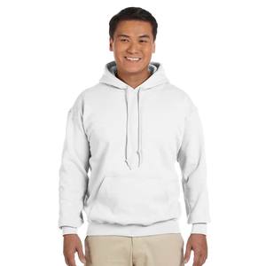 Sweat à capuche blanc adulte unisexe en gros - Product Image 1