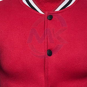 Veste Lettermen d'hiver personnalisée pour hommes Design à col montant vente en gros prix bon marché - Product Image 6