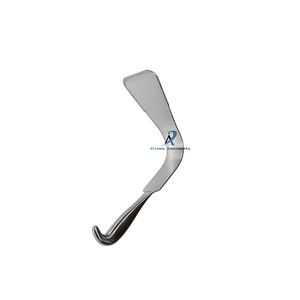 Retractor Abdominal con mango hueco en forma de L de alta calidad, Retractor Manual de acero quirúrgico para heridas finas - Product Image 4