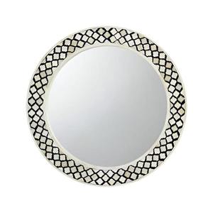 Marco de Espejo de Pared de Mosaico de Vidrio, Hecho a Mano, Ecológico, Diseño Industrial Moderno para Decoración de Bodas Costeras, Baños y Salas de Estar - Product Image 2