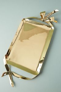 Plateau miroir carré en or avec bordure circulaire Plateau décoratif en métal Organisateur de vanité élégant Cadeau décoratif pour la maison - Product Image 6