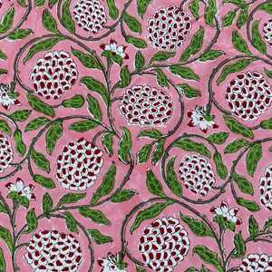 Bloc imprimé nappe ronde à la main indien Floral coton couverture taille personnalisée pour mariage décor à la maison 100% coton - Product Image 5