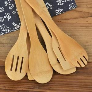 Ensemble d'ustensiles de cuisine en bois de hêtre de qualité supérieure - Cuillères et spatules de cuisine en bois naturel durables - Articles de cuisine écologiques faits à la main - Product Image 2