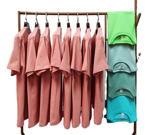 Épais lourd 100% coton 230gsm 23 couleurs hommes femmes unisexe personnaliser 230 Gsm blanc t-shirt décontracté pour hommes livraison DDP - Product Image 1