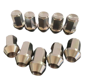 Nhà máy bán buôn M12x1.5 Titan Hub Nut GR5 đánh bóng <span class=keywords><strong>Lug</strong></span> <span class=keywords><strong>Nuts</strong></span> Chất lượng cao bánh xe Hạt - Product Image 4