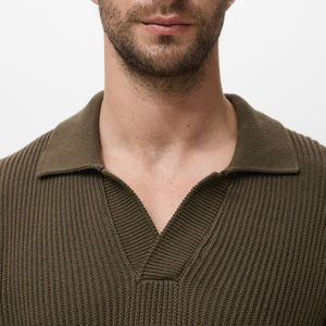 Pulls pour hommes en coton 100% OEM/ODM, col rond, manches longues, couleur unie, chaud, hiver, hip hop, tricoté, personnalisé, devant - Product Image 2